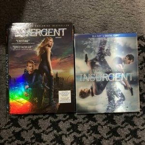 Divergent & Insurgent DVDs